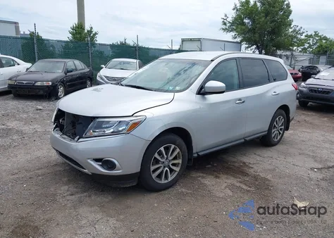 2014 Nissan Pathfinder S from USA, damaged, VIN 5N1AR2MM9EC614288